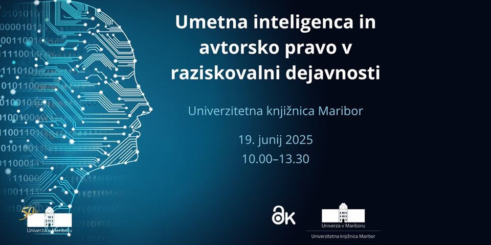 UMETNA INTELIGENCA IN AVTORSKO PRAVO V RAZISKOVALNI DEJAVNOSTI UMETNA INTELIGENCA IN AVTORSKO PRAVO V RAZISKOVALNI DEJAVNOSTI